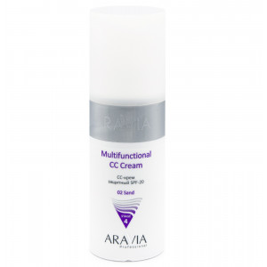Aravia СС-крем защитный SPF-20 Multifunctional CC Cream, Vanilla 01, 50 мл