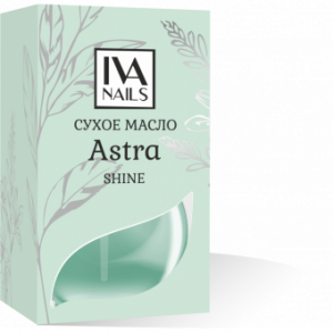 IVA Nails Сухое масло для ногтей и кутикулы Astra с шиммером 12мл