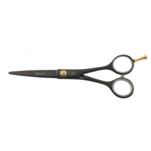 MIZUKA Ножницы парикмахерские прямые 5.5" скользящий срез  black