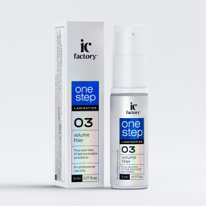 IC FACTORY Состав для ламинирования ресниц One Step Volume Filler, 5 мл
