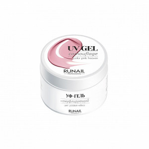 RuNail Гель-УФ камуфлирующий Розовые небеса 30гр.NEW