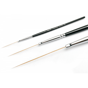 RuNail Кисть для дизайна Long Stripper Synthetic ANL №5 синтетика, для тонких ровных линий