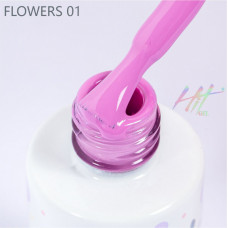 HIT Gel Гель-лак Flowers №01, 9 мл HIT Gel Гель-лак Flowers №01, 9 мл