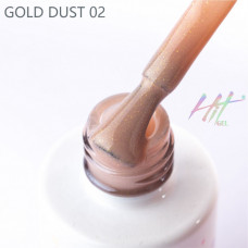 HIT Gel Гель-лак Gold dust №02, 9 мл HIT Gel Гель-лак Gold dust №02, 9 мл