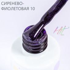 HIT Gel Гель-лак сиренево-фиолетовый №10 Purple, 9 мл HIT Gel Гель-лак сиренево-фиолетовый №10 Purple, 9 мл