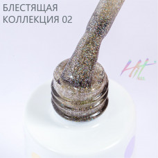HIT Gel Гель-лак Shine №02 Gray, 9 мл HIT Gel Гель-лак Shine №02 Gray, 9 мл