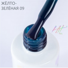 HIT Gel Гель-лак жёлто-зелёный №09 Green glass, 9 мл HIT Gel Гель-лак жёлто-зелёный №09 Green glass, 9 мл