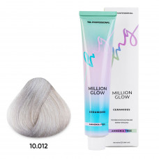 TNL Million Glow Ammonia free 10/012 Платиновый блонд прозрачный пепельнй перламутровый, 100мл