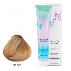 TNL Million Glow Ammonia free 10/081 Платиновый блонд пастельный ледяной, 100мл