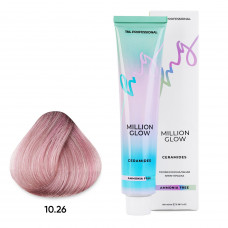TNL Million Glow Ammonia free 10/26 Платиновый блонд розовый, 100мл