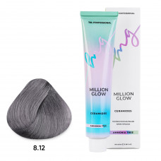 TNL Million Glow Ammonia free 8/12 Светлый блонд пепельный перламутровый, 100мл