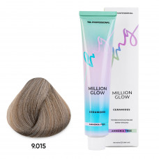 TNL Million Glow Ammonia free 9/015 Очень светлый блонд пастельный стальной, 100мл