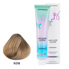TNL Million Glow Ammonia free 9/018 Очень светлый блонд прозрачный лакричный, 100мл
