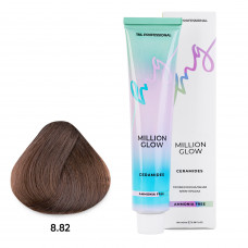 TNL Million Glow Ammonia free 8/82 Светлый коричневый фиолетовый блонд, 100мл