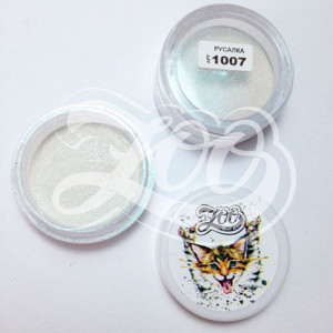 ZOO Nail Art Пигмент Русалка зеленый 1г