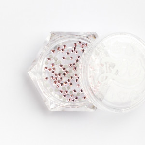 ZOO Nail Art Стразы стекло Light Rose SS3/1.3мм 100шт/уп