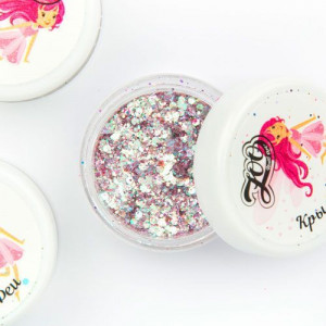 ZOO Nail Art Шестигранники микс Крылья феи 2г