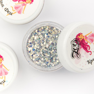 ZOO Nail Art Шестигранники микс Крылья феи 2г