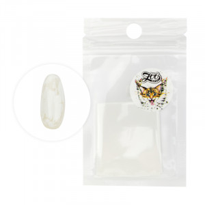 ZOO Nail Art Фольга переводная глянцевая 4*50 см матовая белая