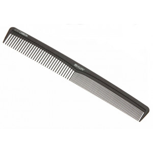Dewal Расческа CARBON brown рабочая комбинированная 18,5см,