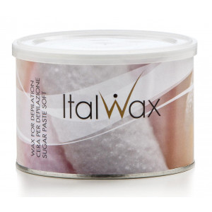 ItalWax (White Line) Сахарная паста для депиляции Мягкая (воск водорастворимый) в банке, 400мл/600гр ItalWax (White Line) Сахарная паста для депиляции Мягкая (воск водорастворимый) в банке, 400мл/600гр