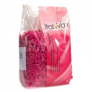 ItalWax (White Line) Воск горячий (пленочный) гранулы Роза, пакет 1000гр (лицо, подмышки, бикини) время застывания 10-12с ItalWax (White Line) Воск горячий (пленочный) гранулы Роза, пакет 1000гр (лицо, подмышки, бикини) время застывания 10-12с