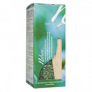 ItalWax (White Line) Воск горячий (пленочный) гранулы Азулен, 250гр  (лицо, подмышки, бикини) время застывания 3-4с