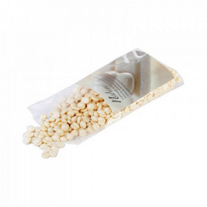 ItalWax (White Line) Воск горячий (пленочный) гранулы Белый шоколад, 100гр (лицо, подмышки, бикини) время застывания 6-7с