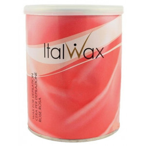 ItalWax (White Line) Воск в банке Роза , 800мл (для коротких, жестких волос) ItalWax (White Line) Воск в банке Роза , 800мл (для коротких, жестких волос)