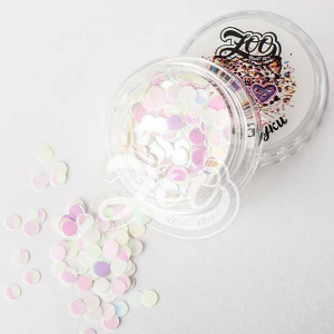 ZOO Nail Art Камифубуки 1мм перламутровые белые с розовым 1г ZOO Nail Art Камифубуки 1мм перламутровые белые с розовым 1г