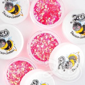 ZOO Nail Art Шестигранники микс Диско соты 2г 1331